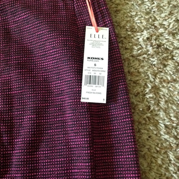 Elle Embroidered Pencil Skirt Sz Small - Picture 2 of 2